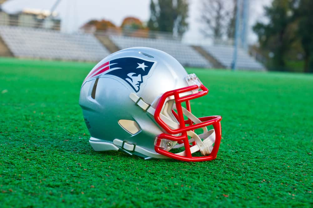 New England patriots helmet