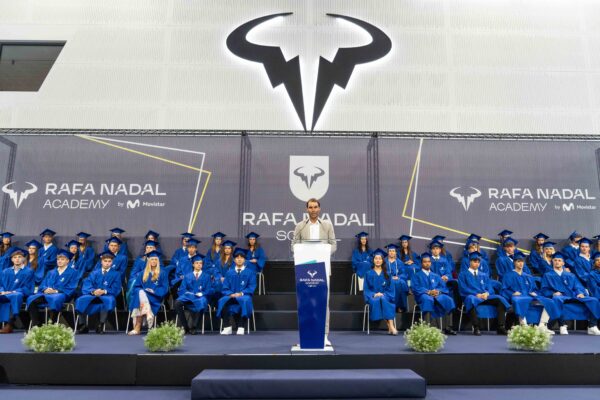 Rafael Nadal Addresses Rafa Nadal Academy Graduates