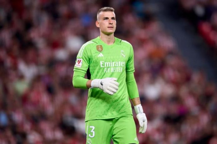 Real Madrid Goalkeeper Andriy Lunin