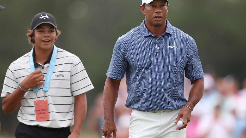 Tiger Woods photos at the 2024 US Open at Pinehurst No. 2