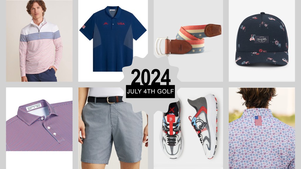 16 fun red, white and blue golf apparel items to celebrate July 4.