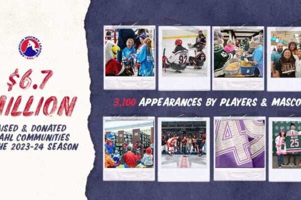 AHL, teams raise $6.7 million for charities in 2023-24 | TheAHL.com