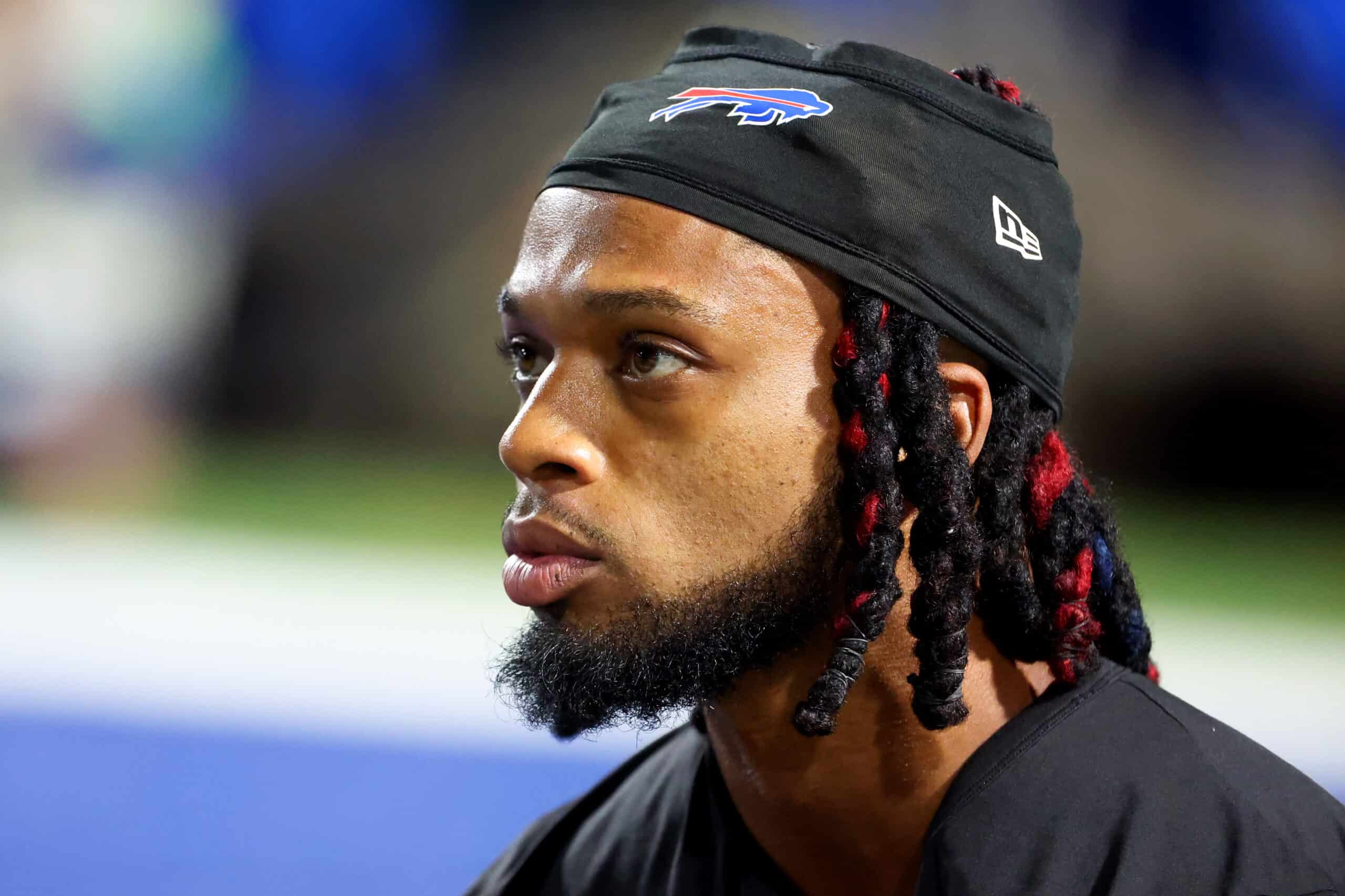 Video Shows Tom Brady Being Intercepted By Damar Hamlin During Beach Game