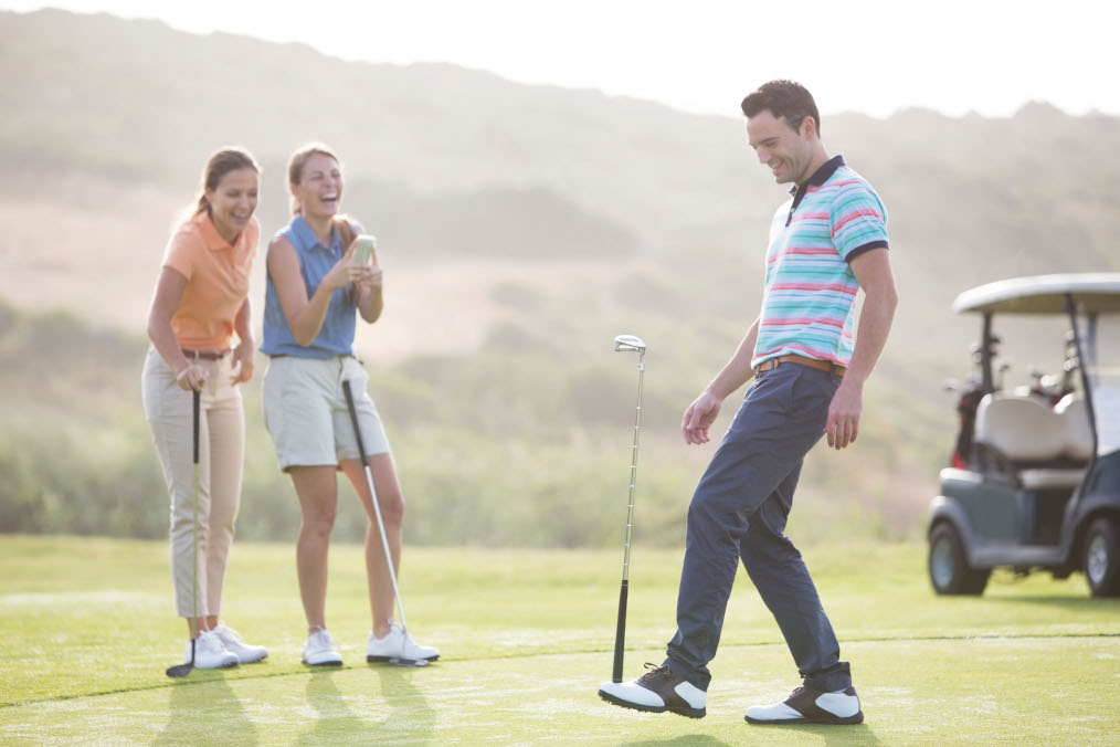 Where does golf rank in the list of most dangerous sports to play at home?
