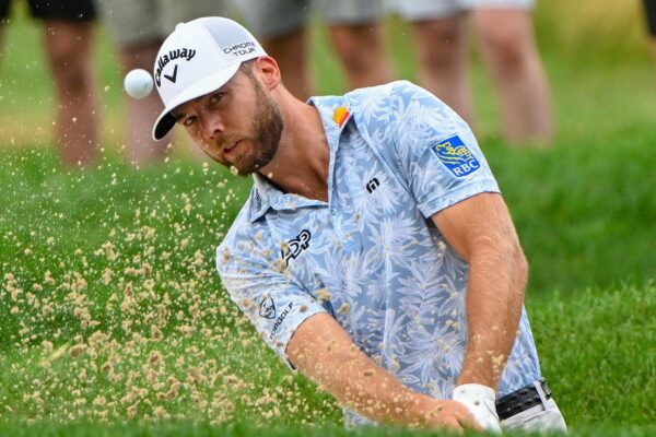 WATCH: 'It's like it's stuck with velcro' - Sam Burns' Scottish Open bunker nightmare