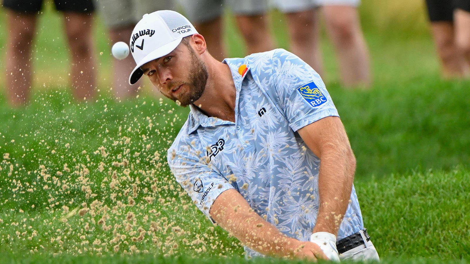 WATCH: 'It's like it's stuck with velcro' - Sam Burns' Scottish Open bunker nightmare