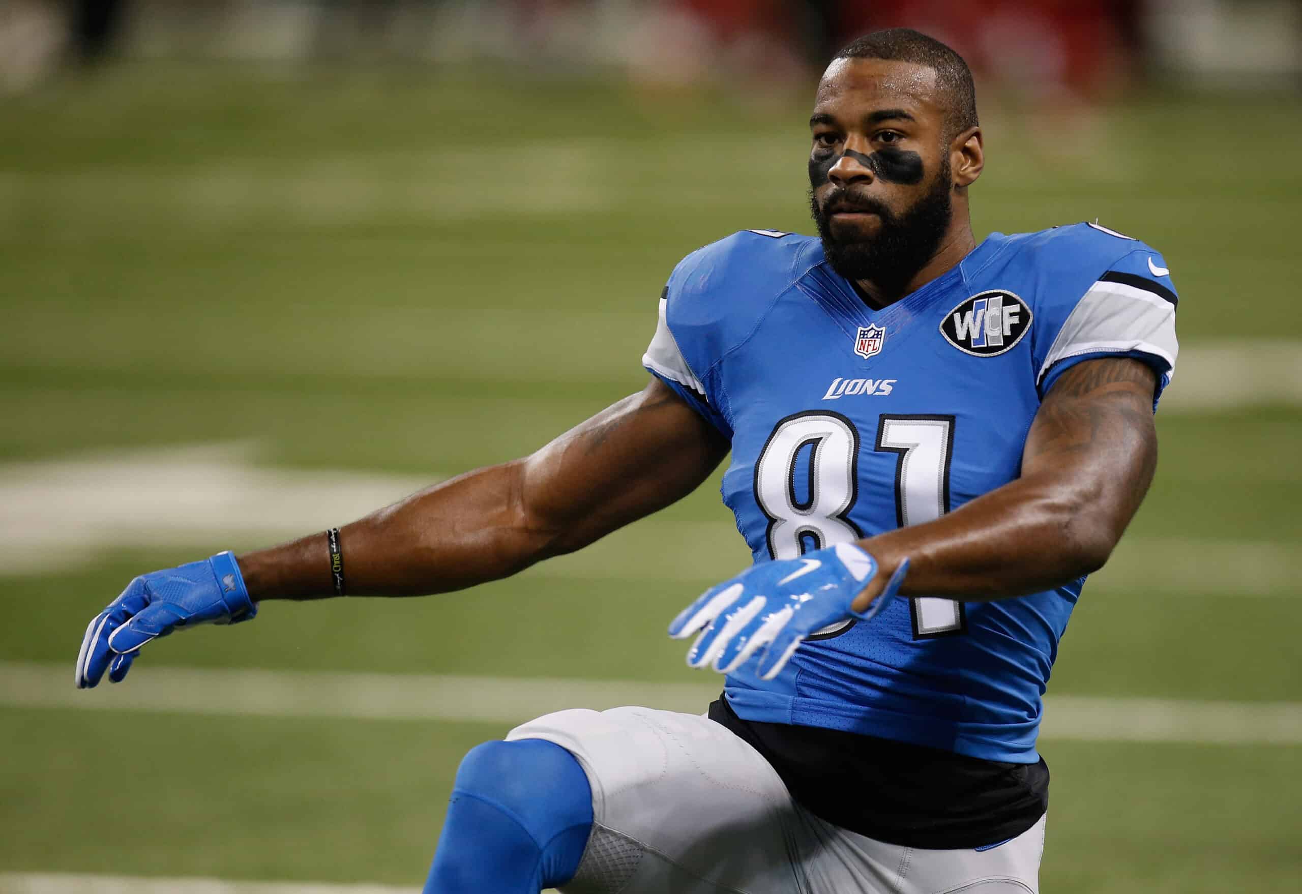 Calvin Johnson Has Emotional Reaction To Lions Honor