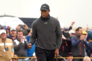 Tiger Woods cuts frustrated figure after 79 leaves him fighting to make Open cut - Golf News