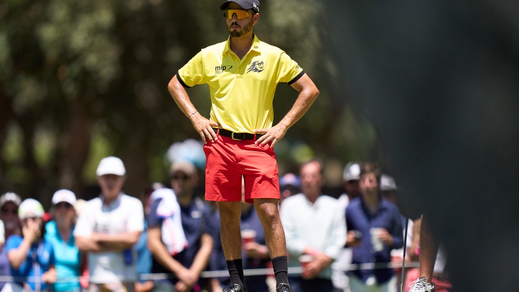 Abraham Ancer has club toss of the year at LIV Golf Andalucia