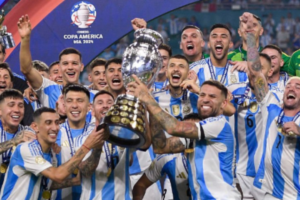 Argentina downs Colombia in extra time to repeat as Copa America winners