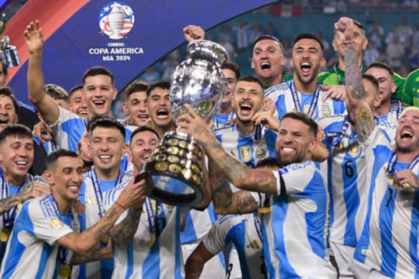 Argentina downs Colombia in extra time to repeat as Copa America winners