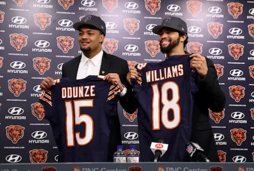 Rome Odunze Caleb Williams