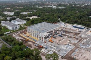 Photos of TGL’s new SoFi Center under construction in Florida