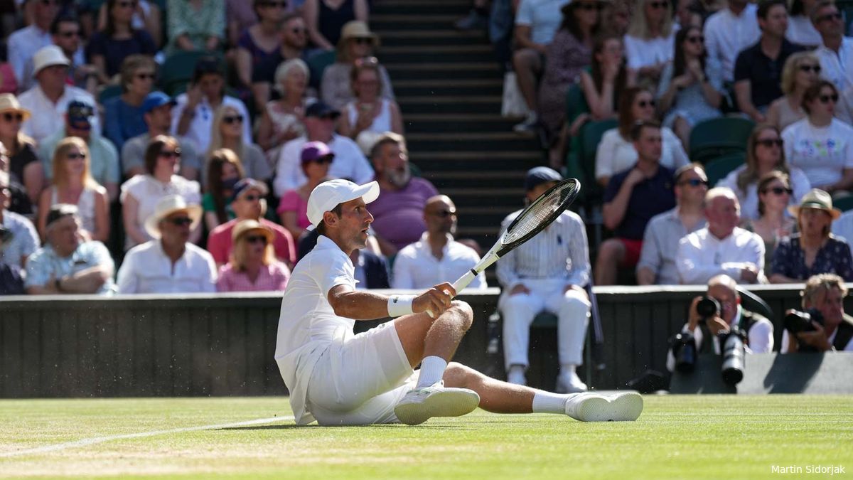 Djokovic 'Didn't Experience Any Pain' But Knee Still An Issue At Wimbledon