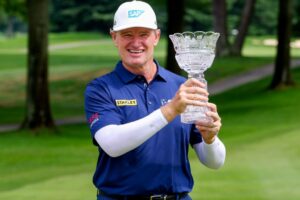 Ernie Els wins first senior major at Kaulig Companies Championship