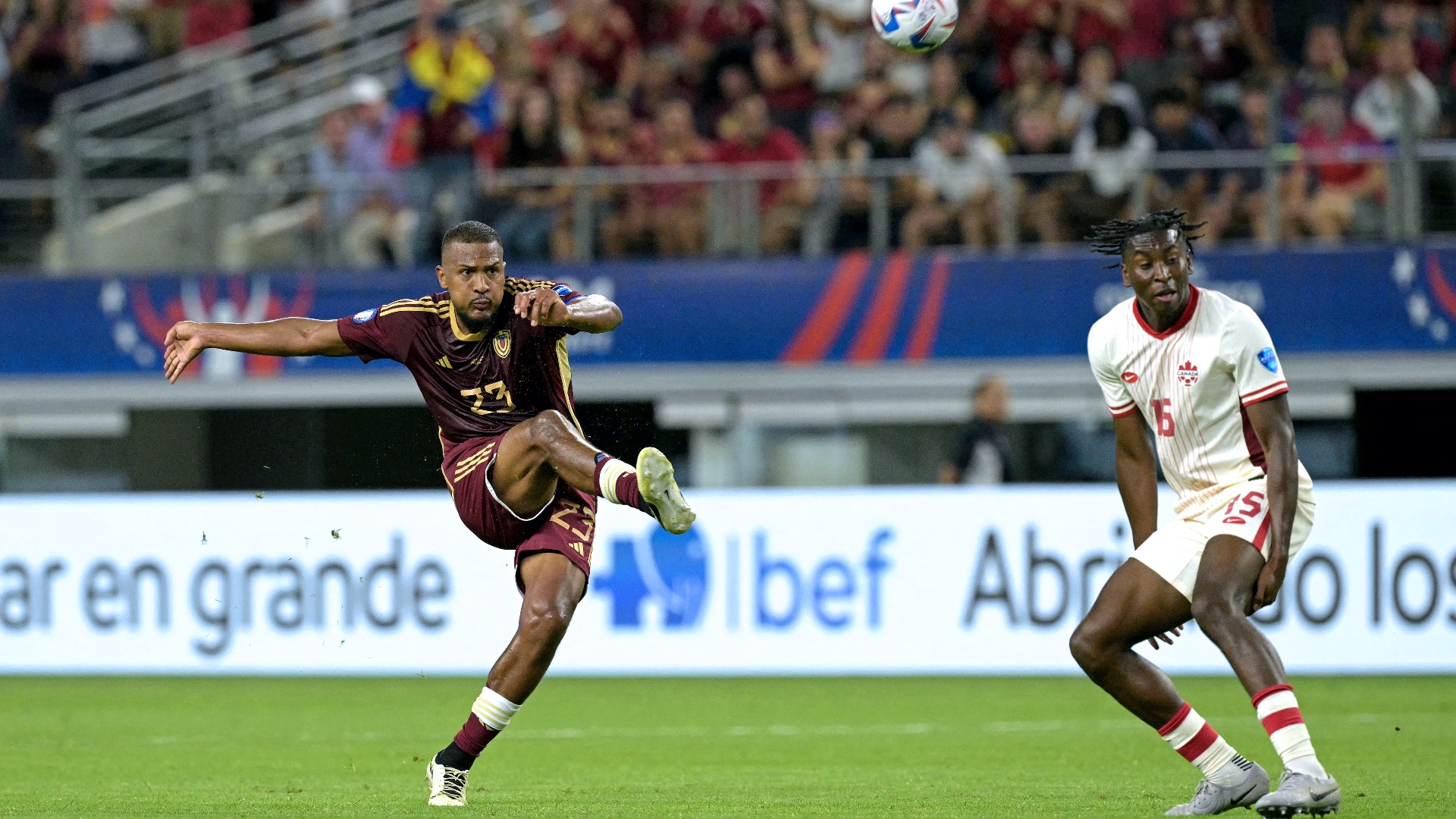 Former Everton, West Brom star's spectacular goal for Venezuela