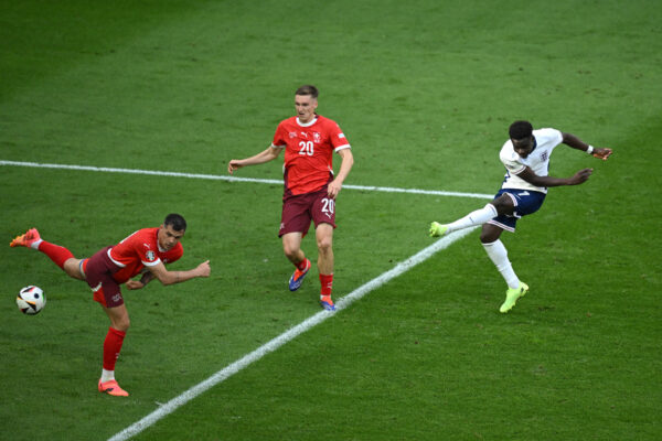 England fans need to see alternative angle of Bukayo Saka's goal