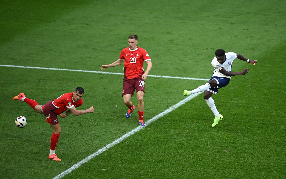 England fans need to see alternative angle of Bukayo Saka's goal