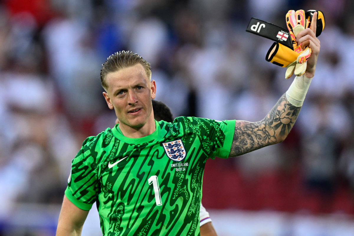Jordan Pickford's ex-Everton teammate makes 'best' England claim
