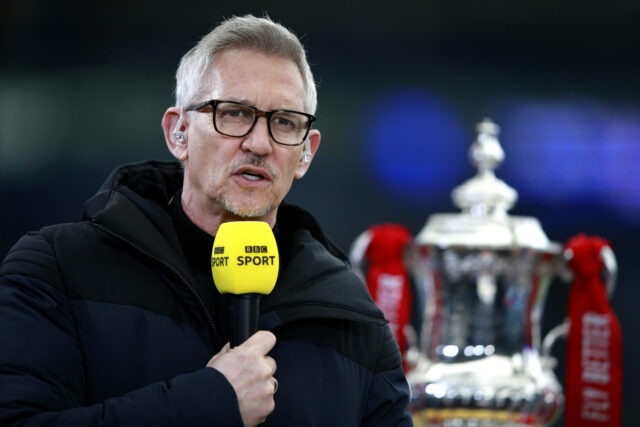 Ex England Star Gary Lineker