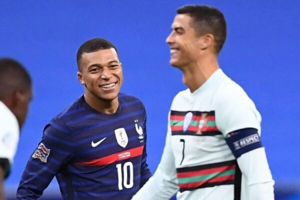 Cristiano Ronaldo and Kylian Mbappe