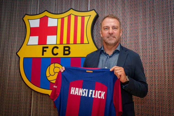 Hansi Flick Barcelona Coach