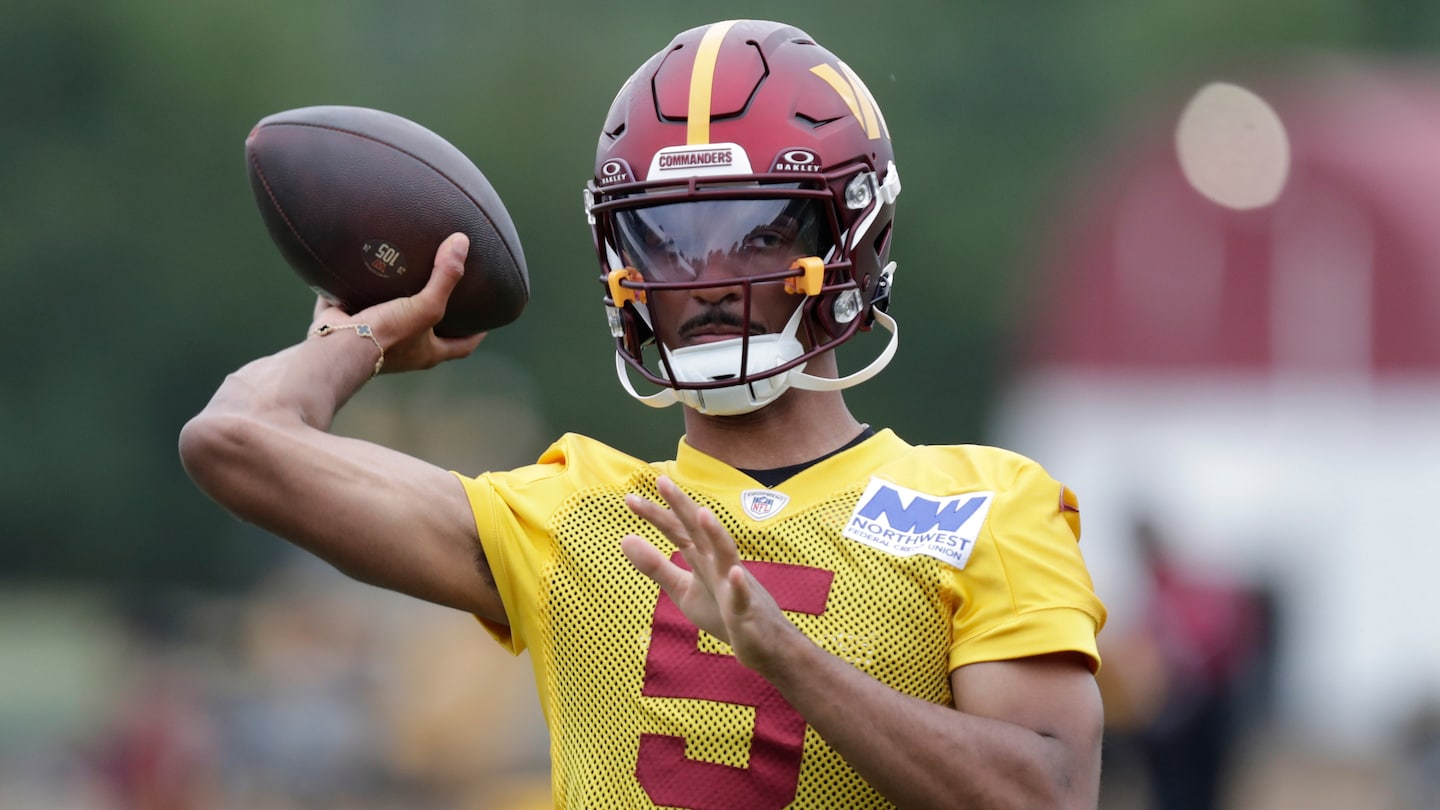 Jayden Daniels looks the part as Commanders training camp begins