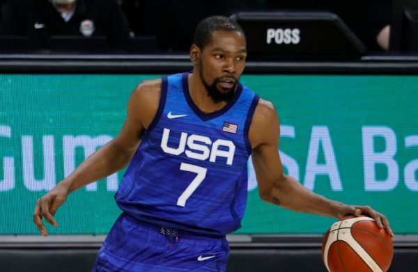 Kevin Durant’s Status Day-to-Day Despite Calf Injury; Anticipates Participation in Upcoming Game Kevin Durant Team USA pic