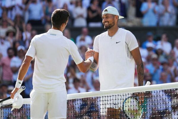 Kyrgios Returns To Tennis Court In Practice With Djokovic At Wimbledon