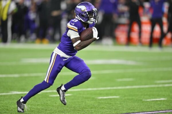 Minnesota Vikings wide receiver Jordan Addison arrested for suspected DUI last Friday Jordan Addison Vikings pic