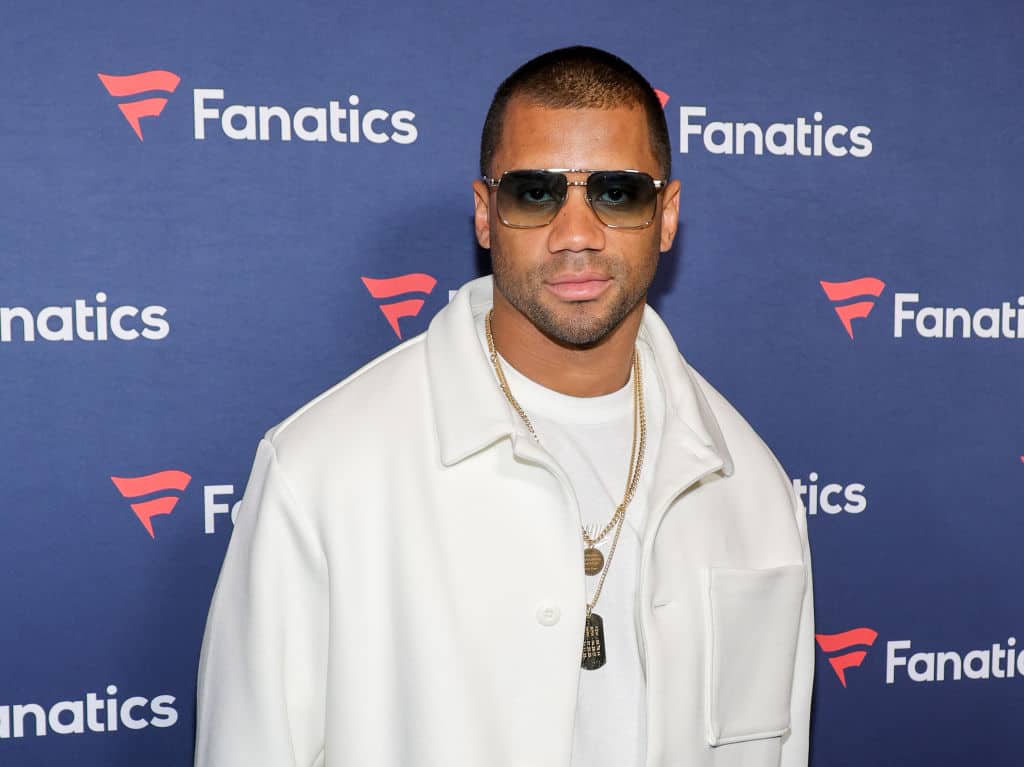 Russell Wilson attends Michael Rubin
