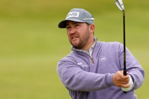 South African Thriston Lawrence is contending at 2024 British Open