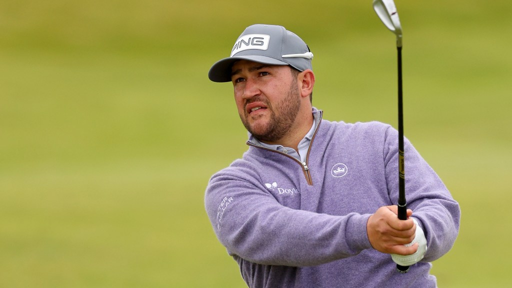 South African Thriston Lawrence is contending at 2024 British Open