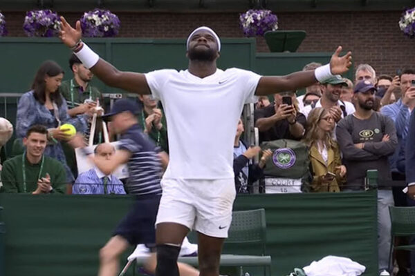 Tiafoe Rallies for First Win from Two Sets Down Against Arnaldi