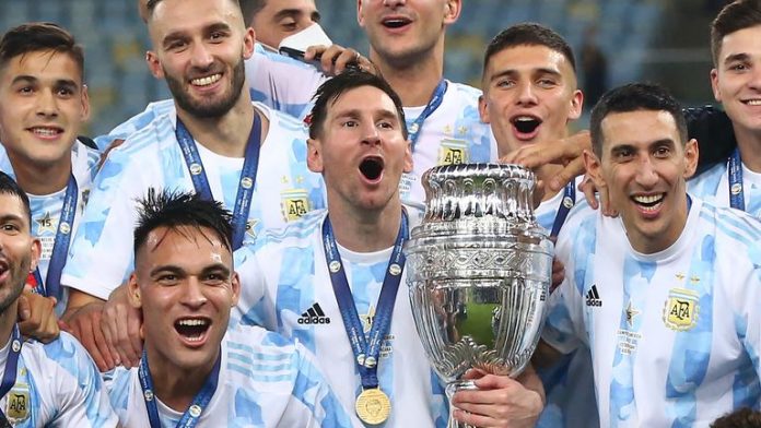 Lionel MEssi Is A Copa AMerica Winner