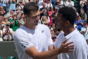 Hurkacz Diving Save Ultimately Forces Him to Retire Against Fils