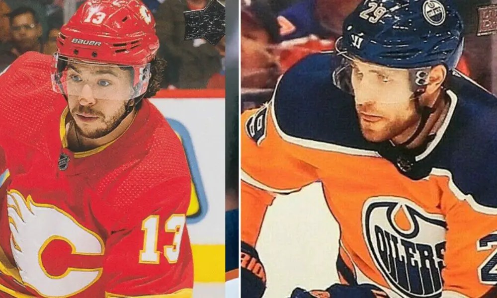 Gaudreau Draisaitl Oilers Flames