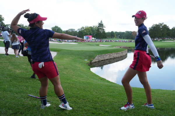 USA storm into four-point lead at Solheim Cup - Golf News