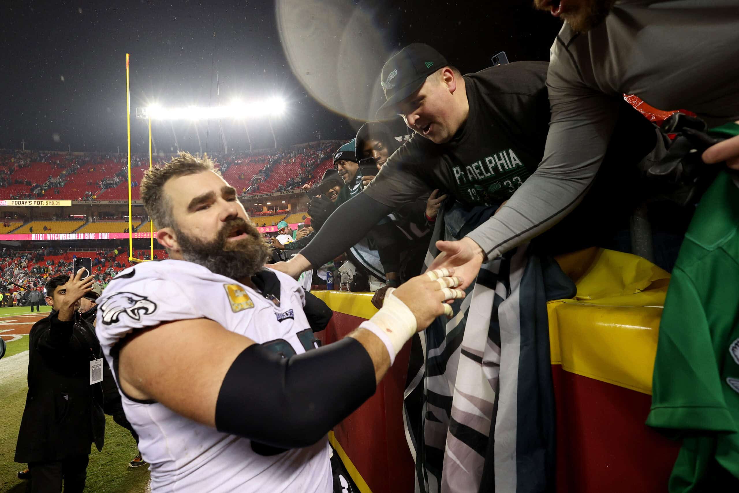 Video Shows Jason Kelce Tailgating With Eagles Fans