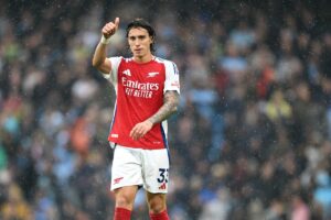 Riccardo Calafiori becomes just the second Arsenal player to achieve this impressive feat