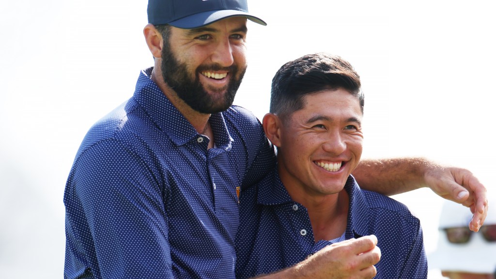 Team USA wins Saturday morning’s four-ball session