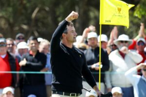 Adam Scott talks Presidents Cup, Green Jacket, getting top players back