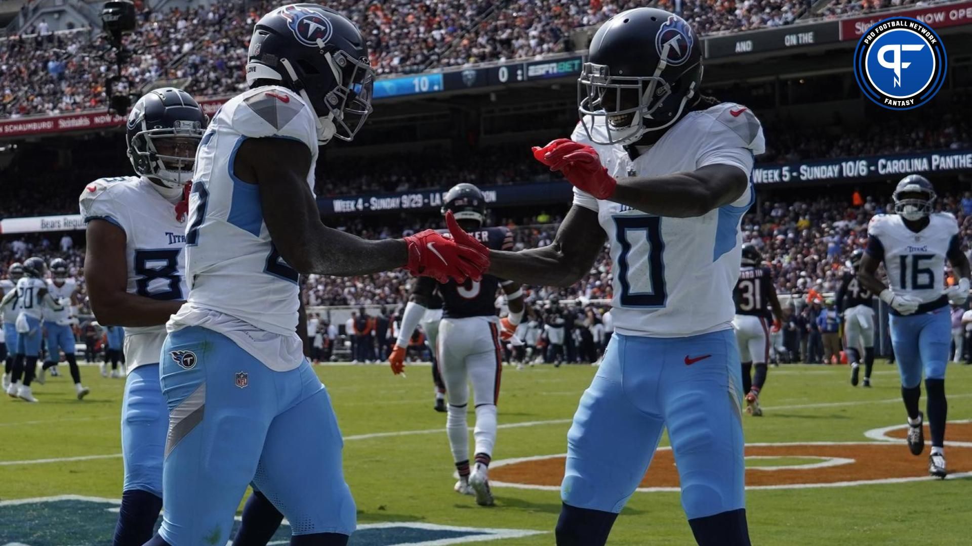 Calvin Ridley and DeAndre Hopkins have long been staples in fantasy lineups, but which Titans wide receiver should managers trust vs. the Jets in Week 2?