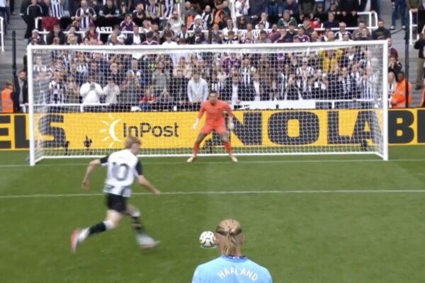 Anthony Gordon repays Newcastle fans' faith with emphatic penalty to beat Ederson