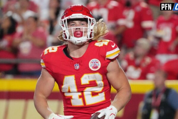 Following an injury to Isiah Pacheco, rookie running back Carson Steele is set to make his first start. However, his family won't be in attendance. Why?