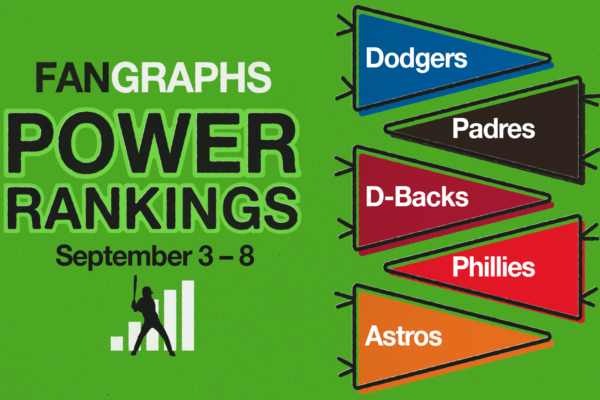 FanGraphs Weekly Power Rankings: September 3–8 FanGraphs Power Rankings: September 3–8