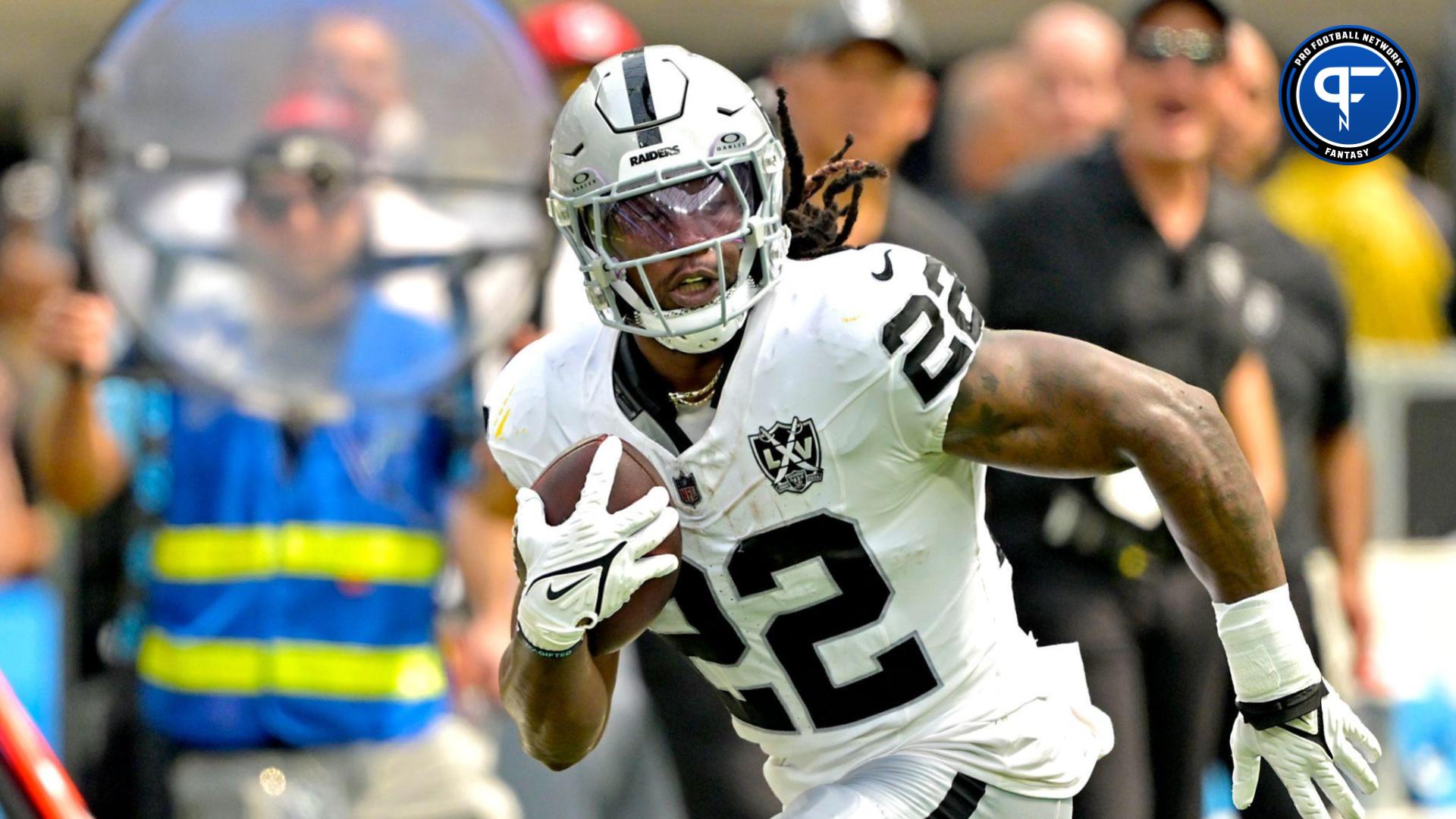 While Las Vegas running back Alexander Mattison was able to find the end zone in Week 1, does that mean fantasy managers should start him over Zamir White?