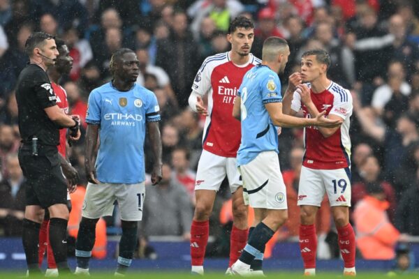 Former Manchester City star slams referee after controversial red card