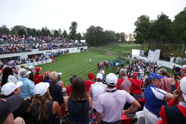Friday afternoon fourball pairings schedule TV info