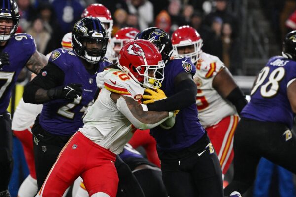 Game Time, TV Channel, Live Stream, and Updates for Baltimore Ravens vs. Kansas City Chiefs Football Match Today Baltimore Ravens cornerback Arthur Maulet (10) carries the ball against the Baltimore Ravens during the second half in the AFC Championship football game at M&T Bank Stadium. Mandatory Credit: Tommy Gilligan-USA TODAY Sports